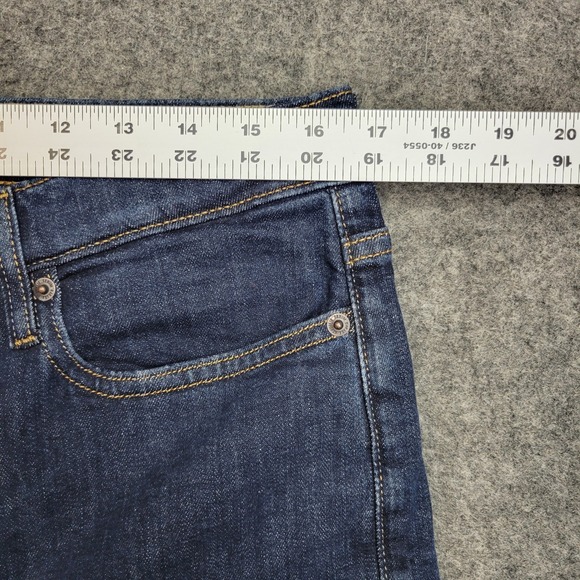 Banana Republic Jeans Womens 31L Blue Denim Dark Wash Streetwear The Flare Leg - Picture 8 of 13